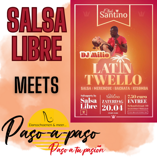 Dansschoenen Apeldoorn bij Club Santino Twello, Latin Twello bij Salsa Libre