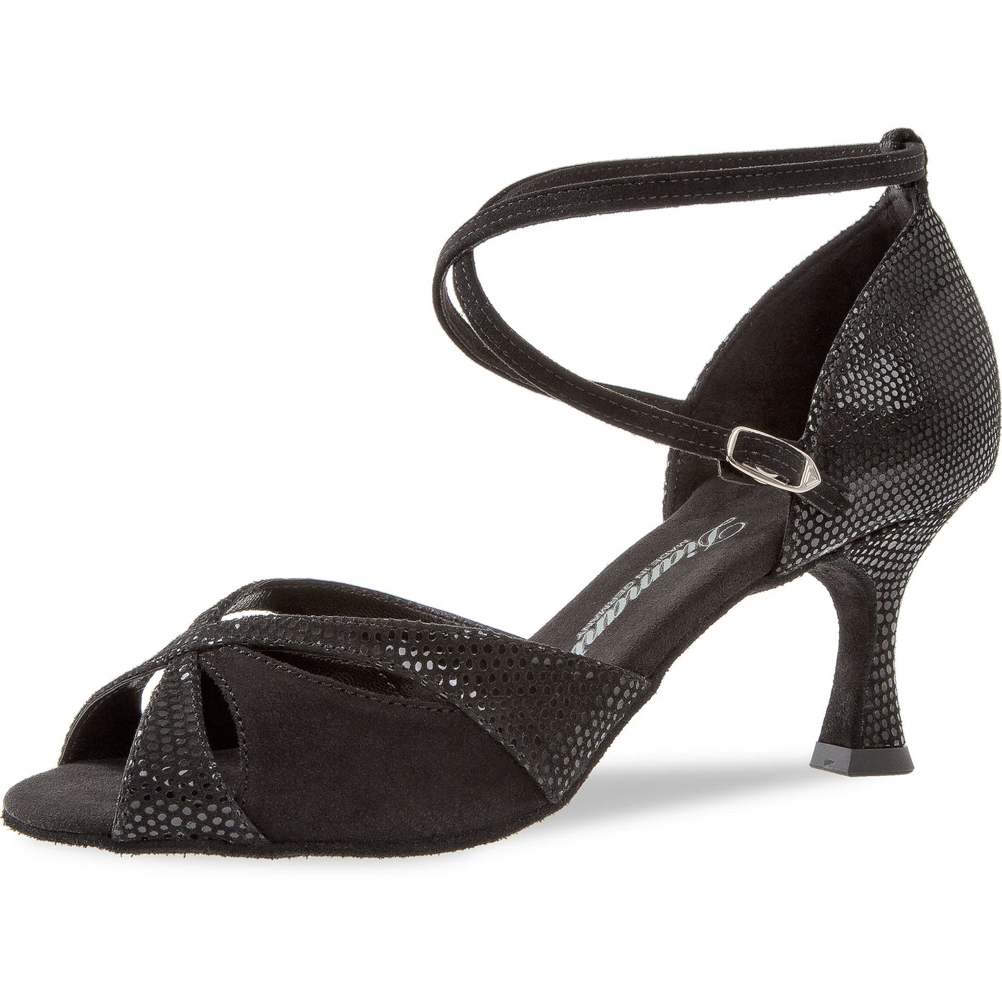 Diamant Salsa dansschoen Mod. 141 Bronzen