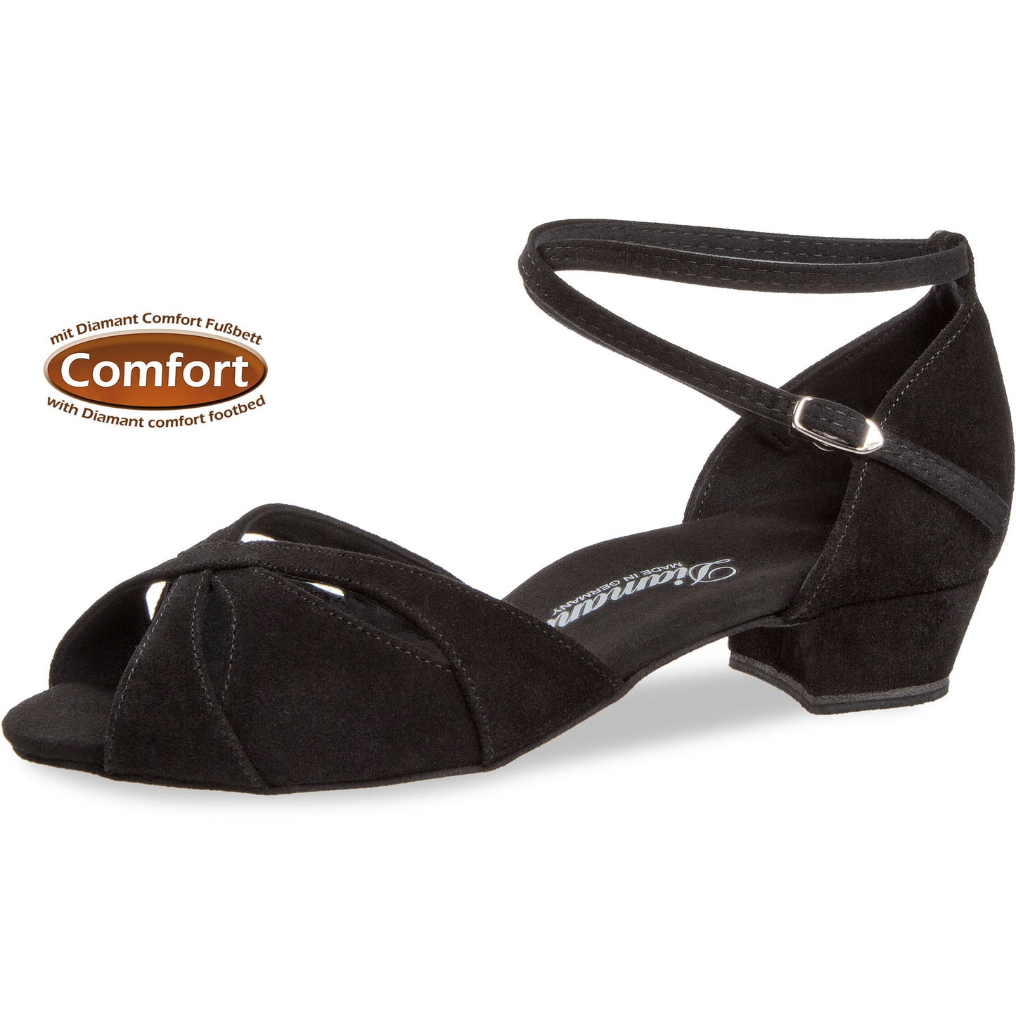 Comfortabele Diamant dansschoen met stijl mod. 141 Royal Blue