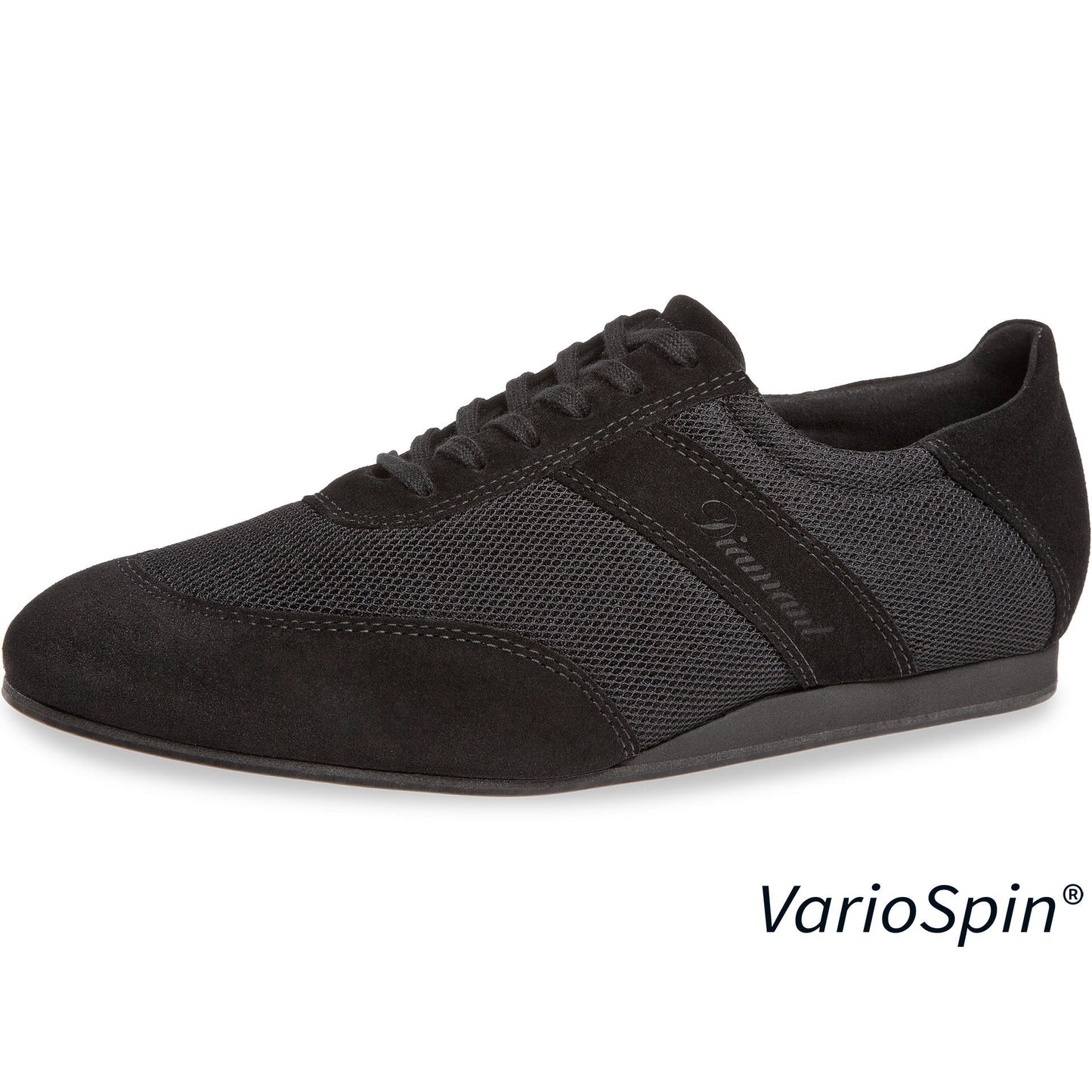 Dansschoen Diamant heren sneaker Mod. 192 zwart-antraciet