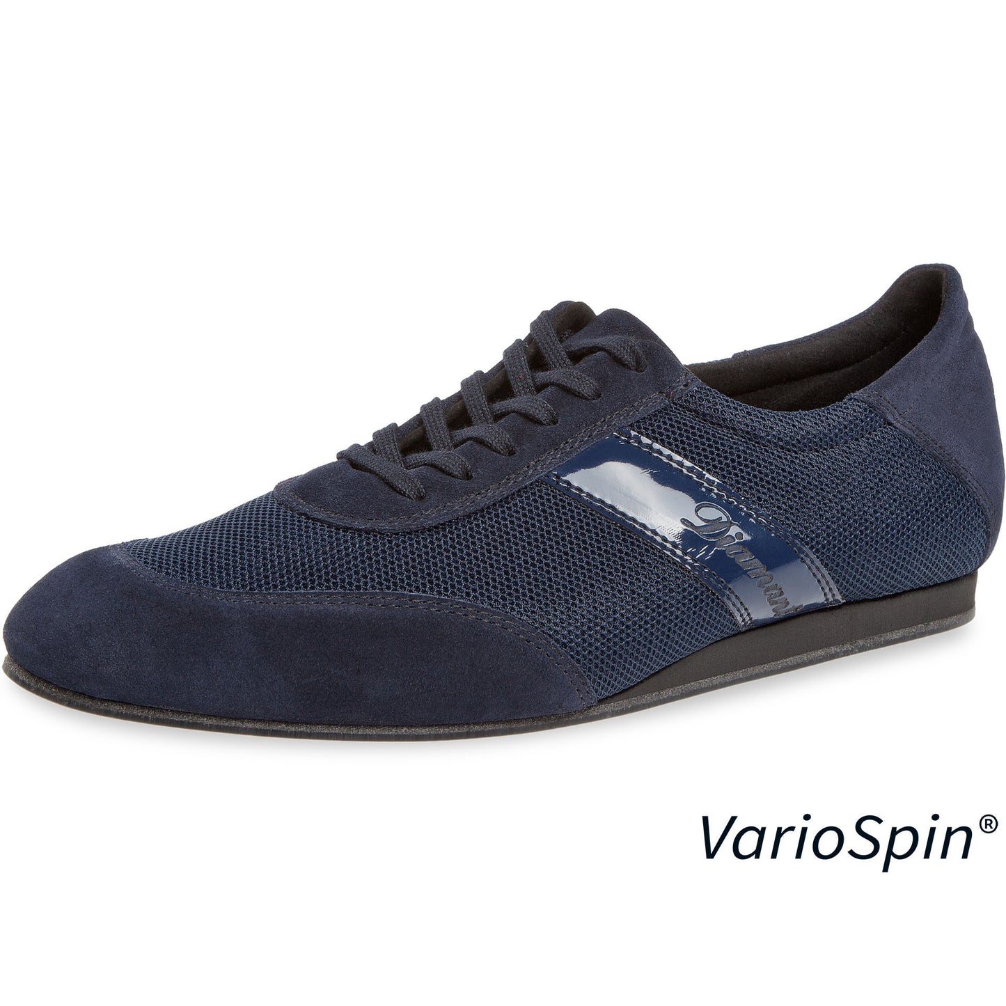 Dansschoen Diamant heren sneaker Mod. 192 zwart-antraciet