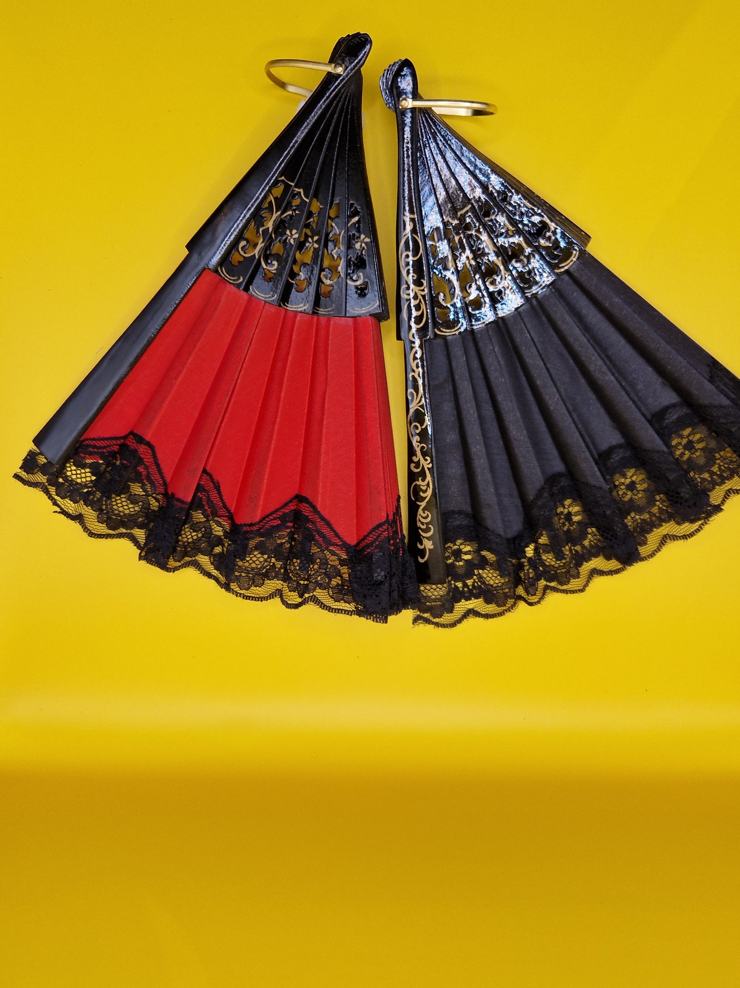 Flamenco Waaier "Las cortinas"