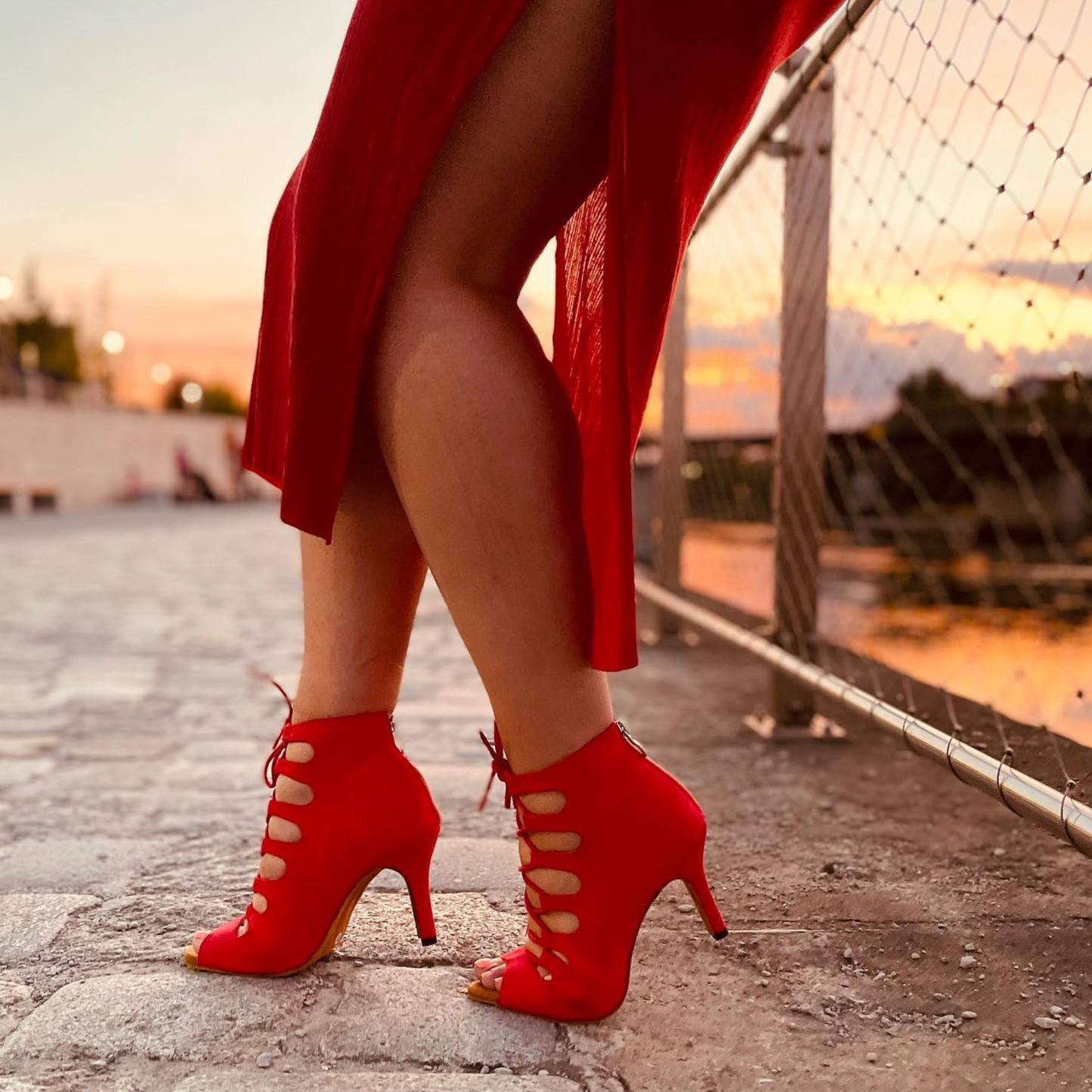 Latin Smoke Fire Red Dansschoenen