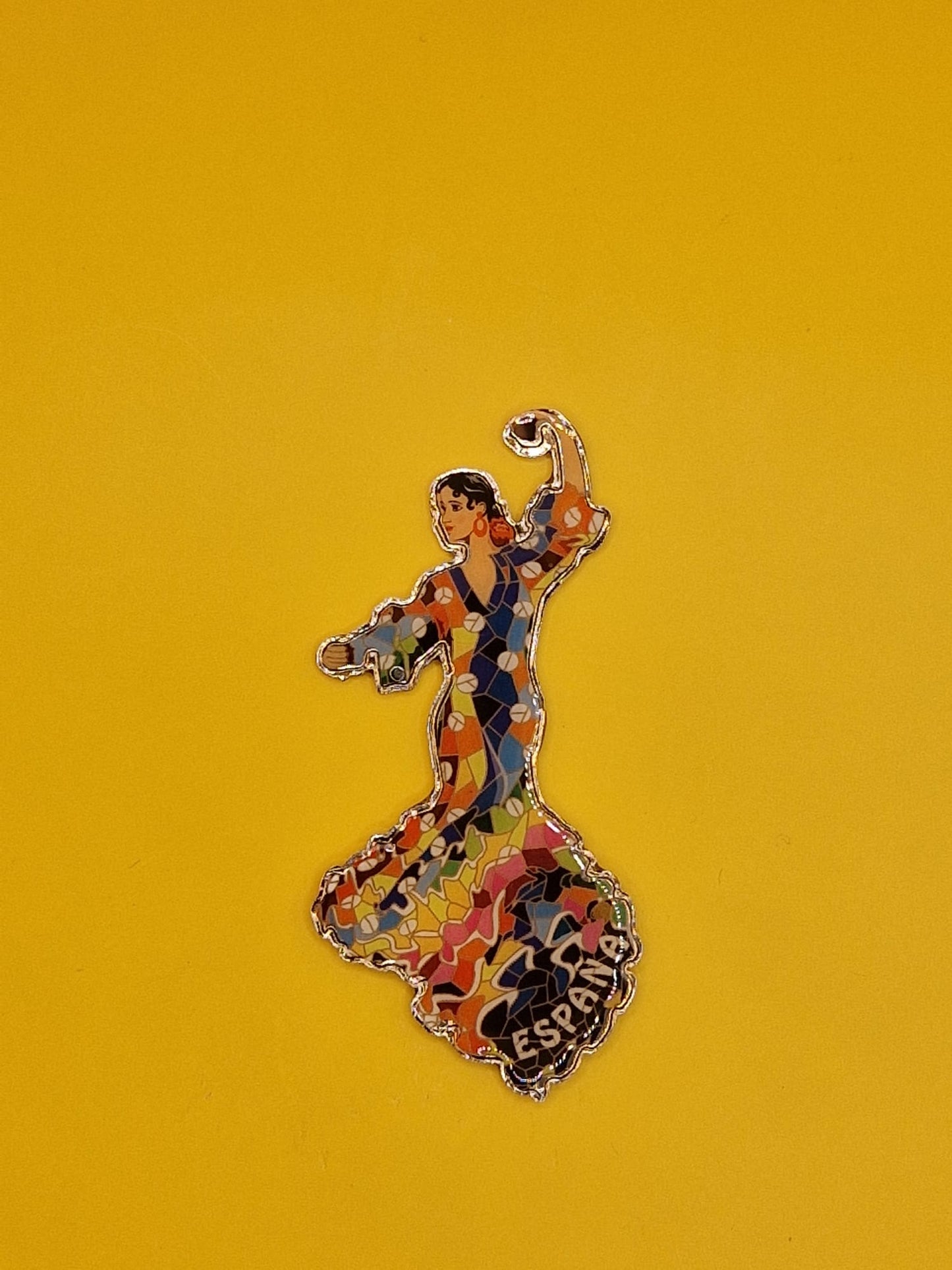 Spaanse Souvenir Koelkastmagneten - Leguaan en Flamenco Danseres