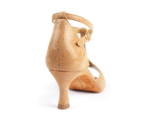 Portdance PD505 Premium Camel Leather Salsa Dansschoen