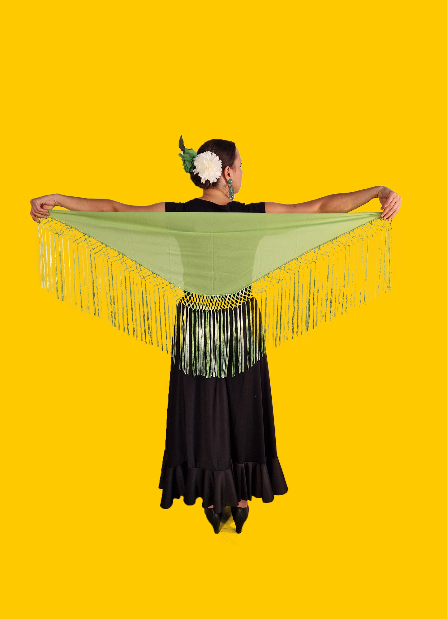 Flamenco Sjaal/ Omslagdoek handgemaakt "A Mano" - Meerdere kleuren
