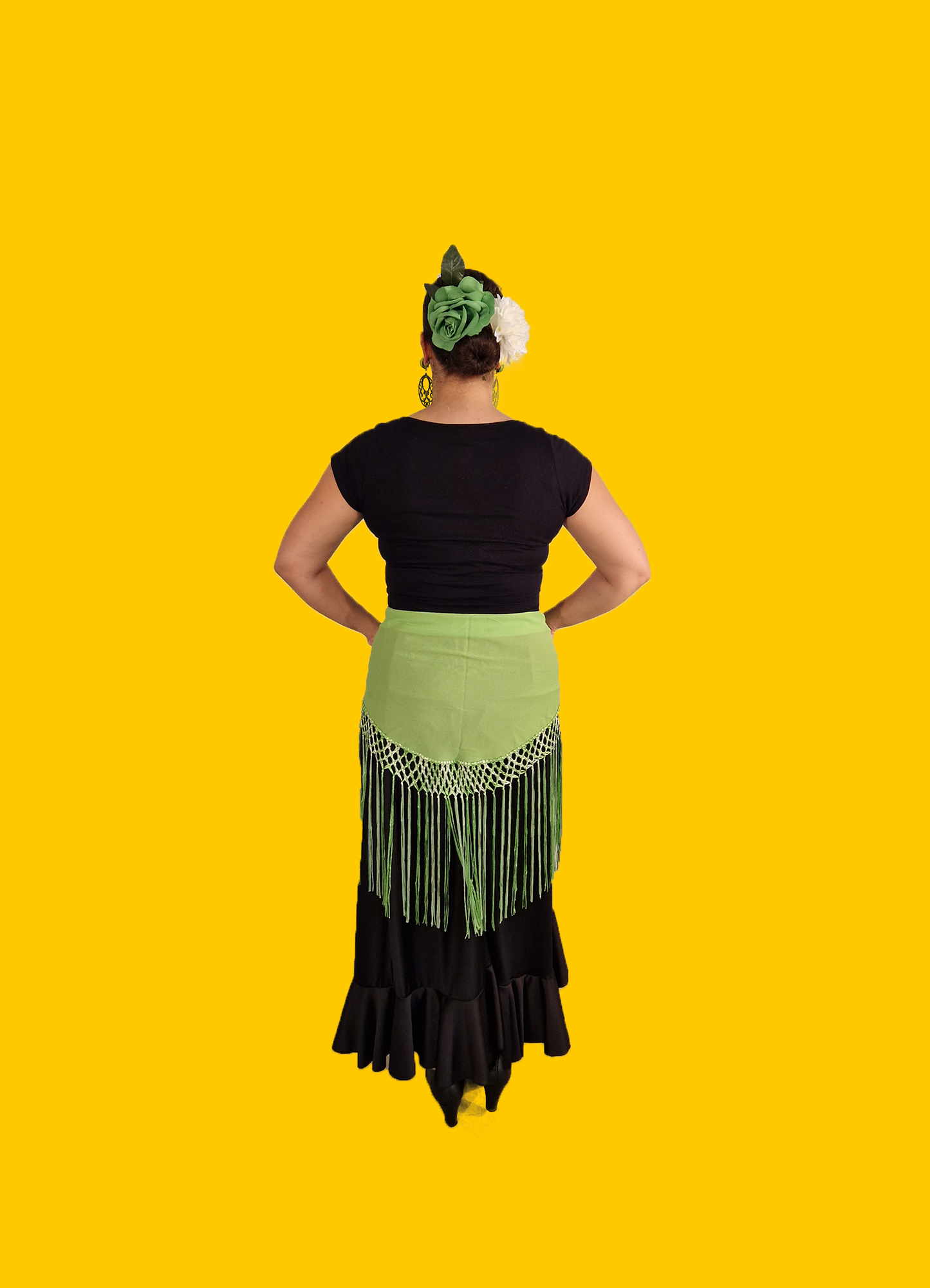 Flamenco Sjaal/ Omslagdoek handgemaakt "A Mano" - Meerdere kleuren