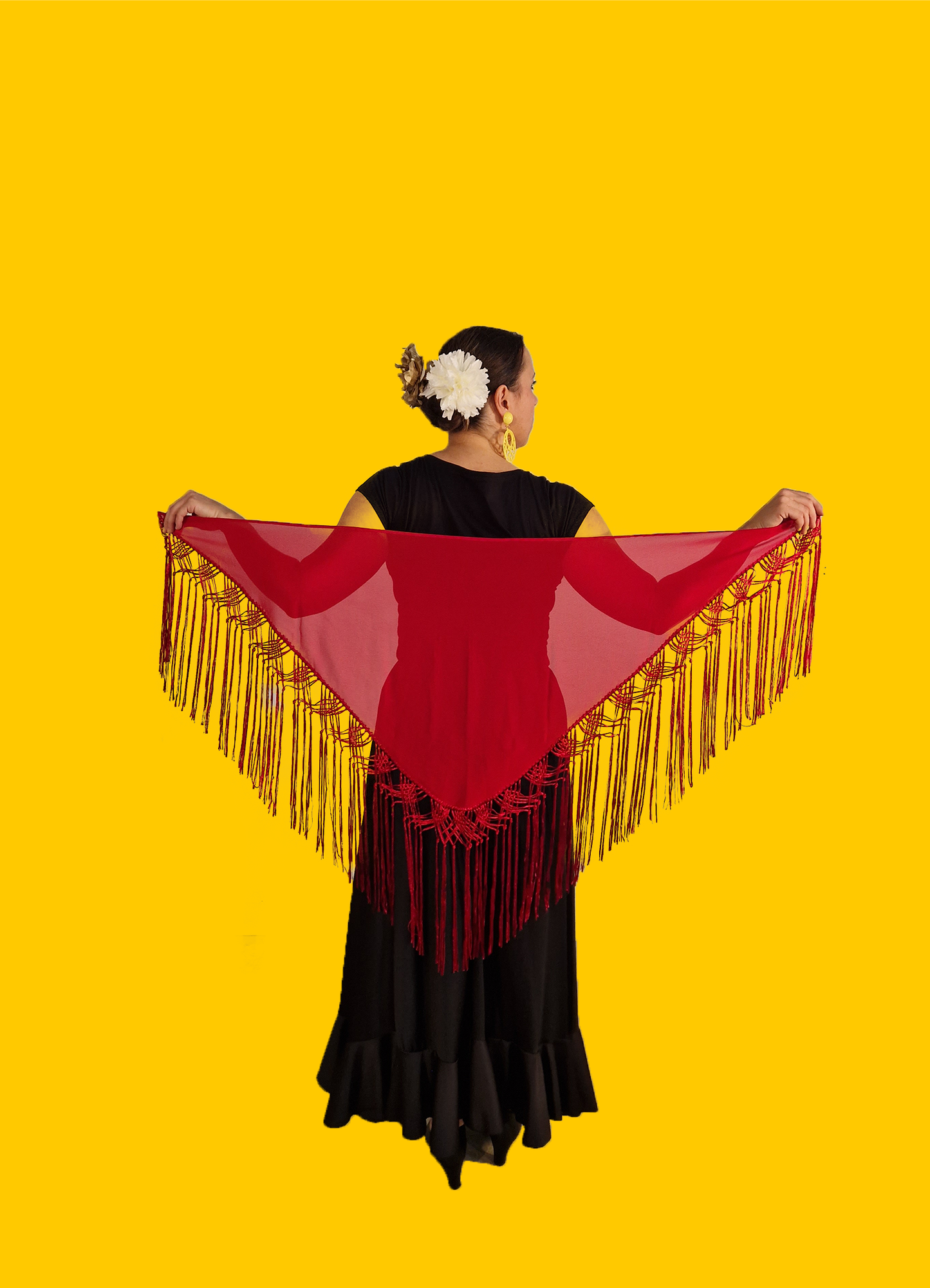 Flamenco Sjaal/ Omslagdoek handgemaakt "A Mano" - Meerdere kleuren