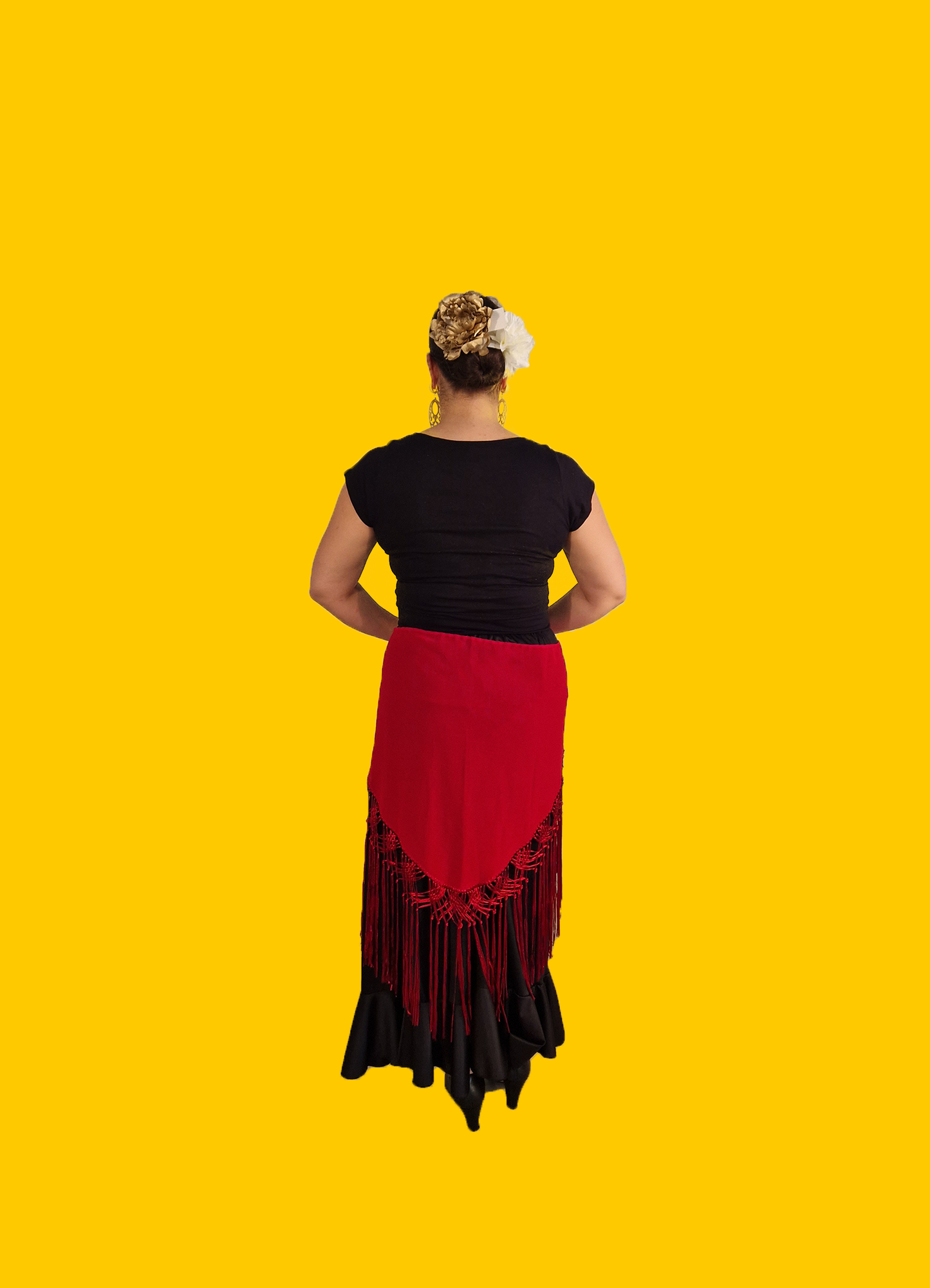 Flamenco Sjaal/ Omslagdoek handgemaakt "A Mano" - Meerdere kleuren