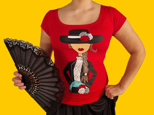 Flamenco Tshirt "Sombrero"