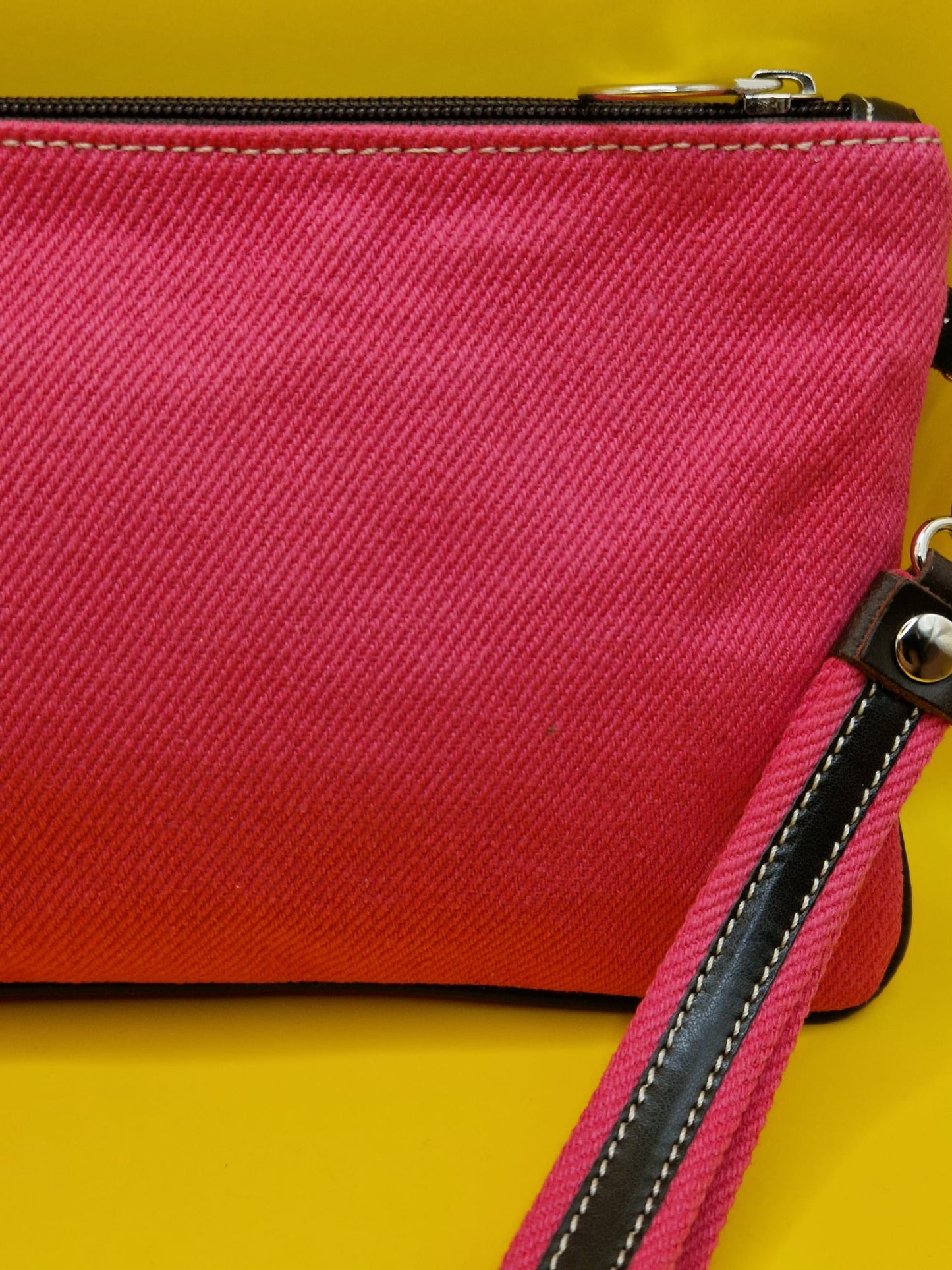 Sol Etui Tas - Stijlvolle Spaanse Tas in Donkerblauw en Fuchsia