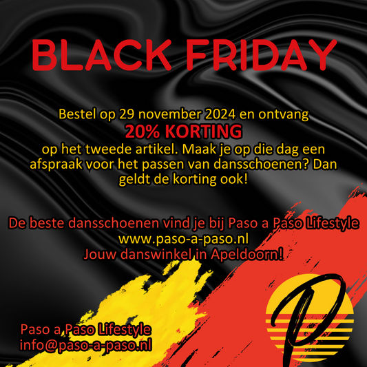 BLACK FRIDAY KORTING - KOOP NU JE NIEUWE DANSSCHOENEN EN BESPAAR!