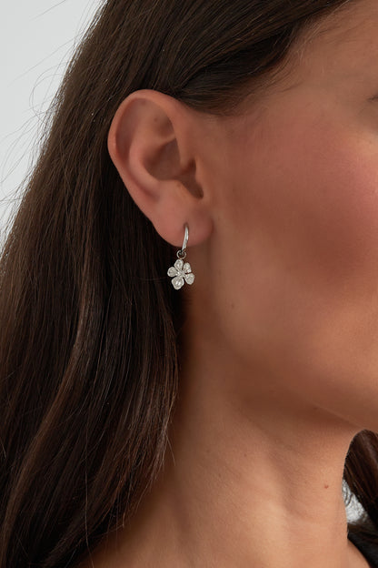 Oorbellen Tropical gold & silver