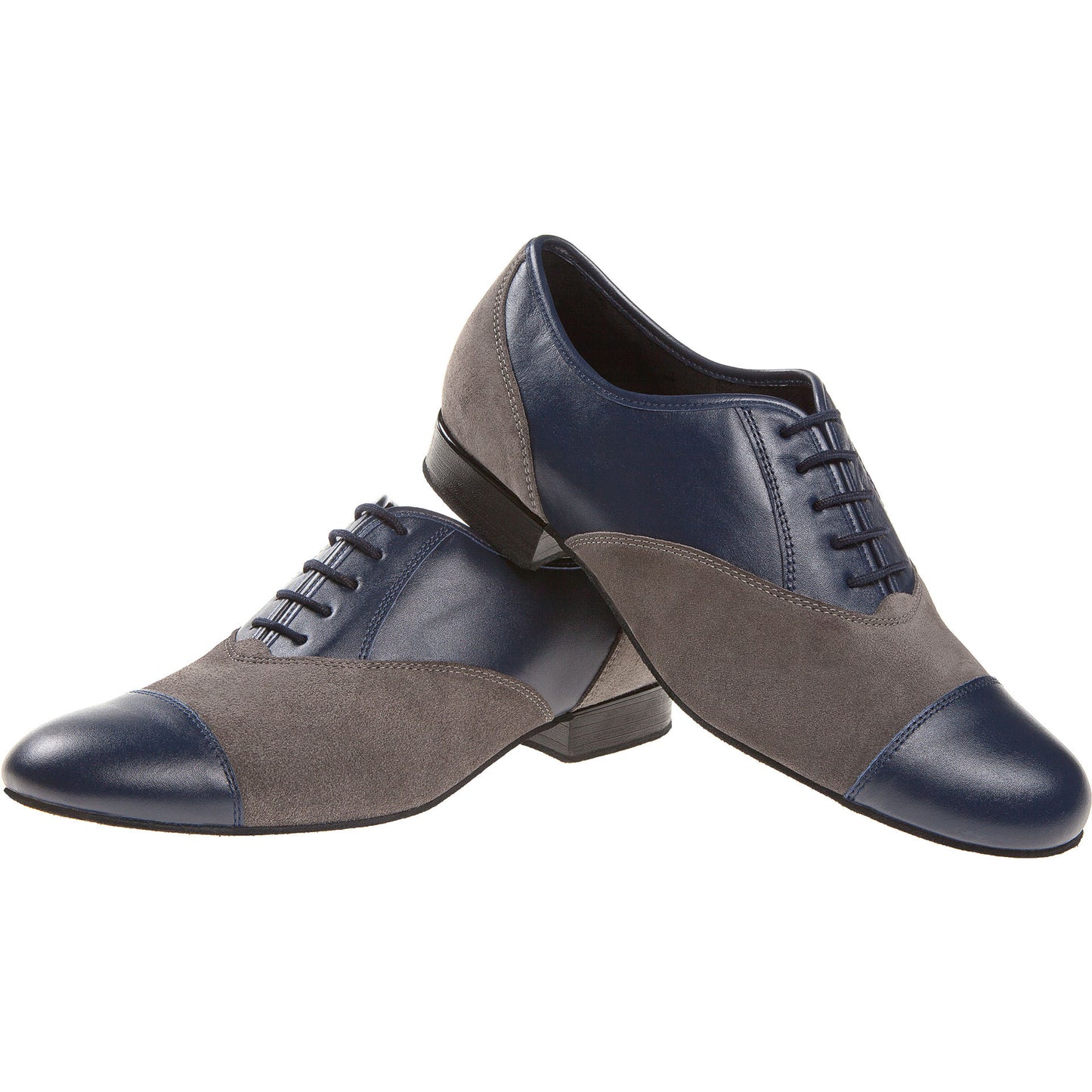 Heren Dansschoen Diamant Mod. 077 blauw-grijs