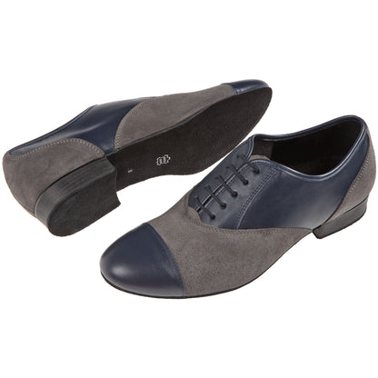 Heren Dansschoen Diamant Mod. 077 blauw-grijs