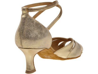 Diamant Salsa dansschoen Mod. 141 Zwart/python (5cm)