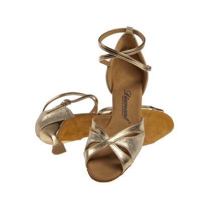 Diamant Salsa dansschoen Mod. 141 Bronzen