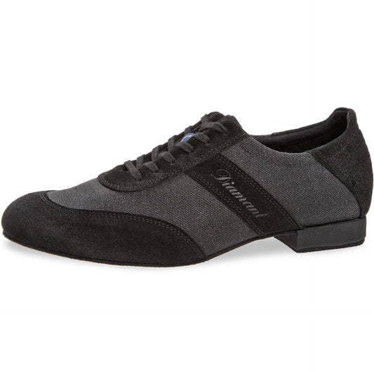 Dansschoen Diamant heren sneaker Mod. 192 zwart-antraciet