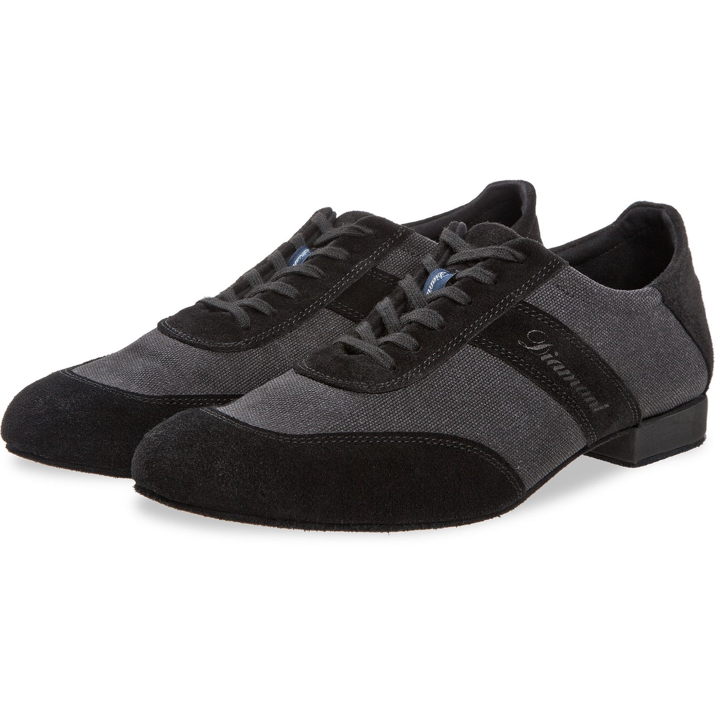 Dansschoen Diamant heren sneaker Mod. 192 zwart-antraciet