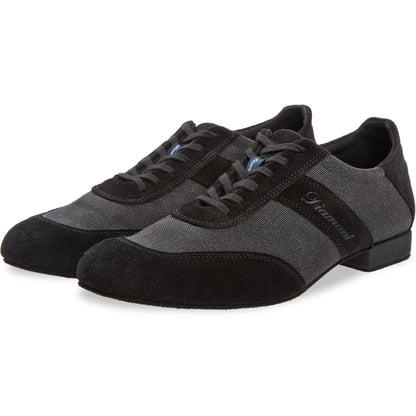 Dansschoen Diamant heren sneaker Mod. 192 zwart-antraciet