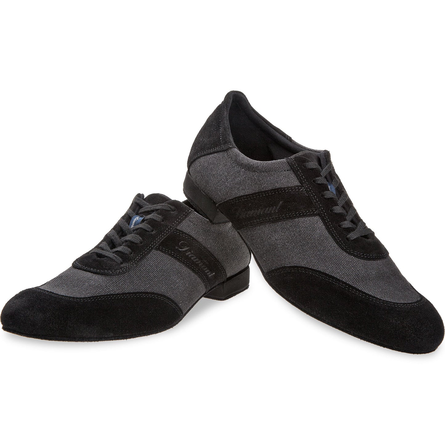 Dansschoen Diamant heren sneaker Mod. 192 zwart-antraciet
