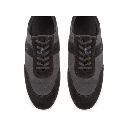 Dansschoen Diamant heren sneaker Mod. 192 zwart-antraciet