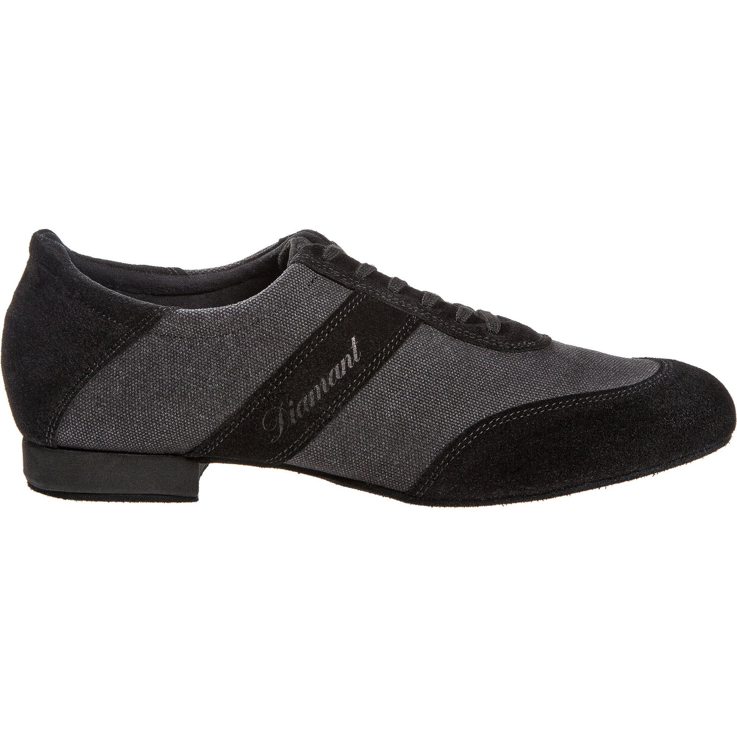 Dansschoen Diamant heren sneaker Mod. 192 zwart-antraciet