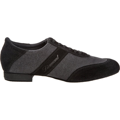 Dansschoen Diamant heren sneaker Mod. 192 zwart-antraciet