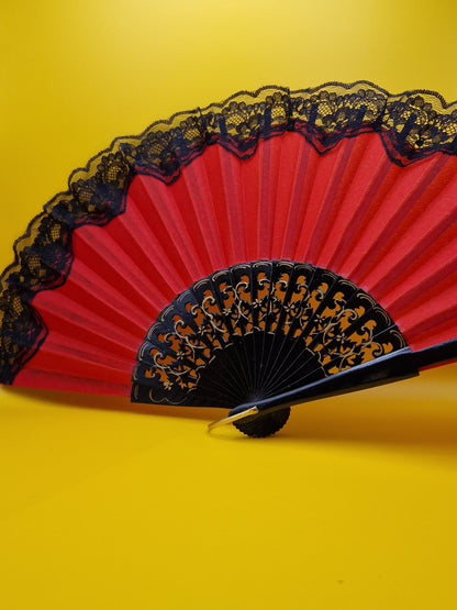 Flamenco Waaier "Las cortinas"