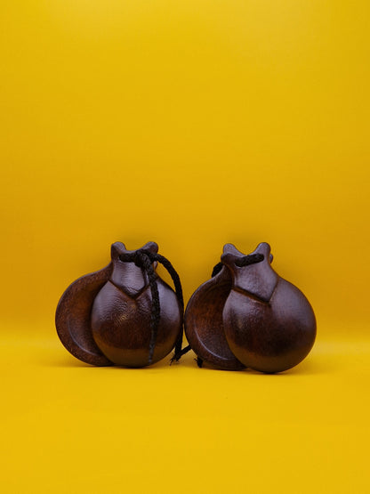 Flamenco Castgnetten "Marrón"
