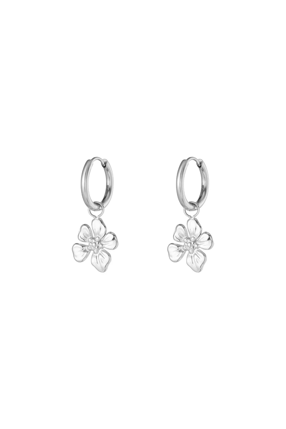 Oorbellen Tropical gold & silver