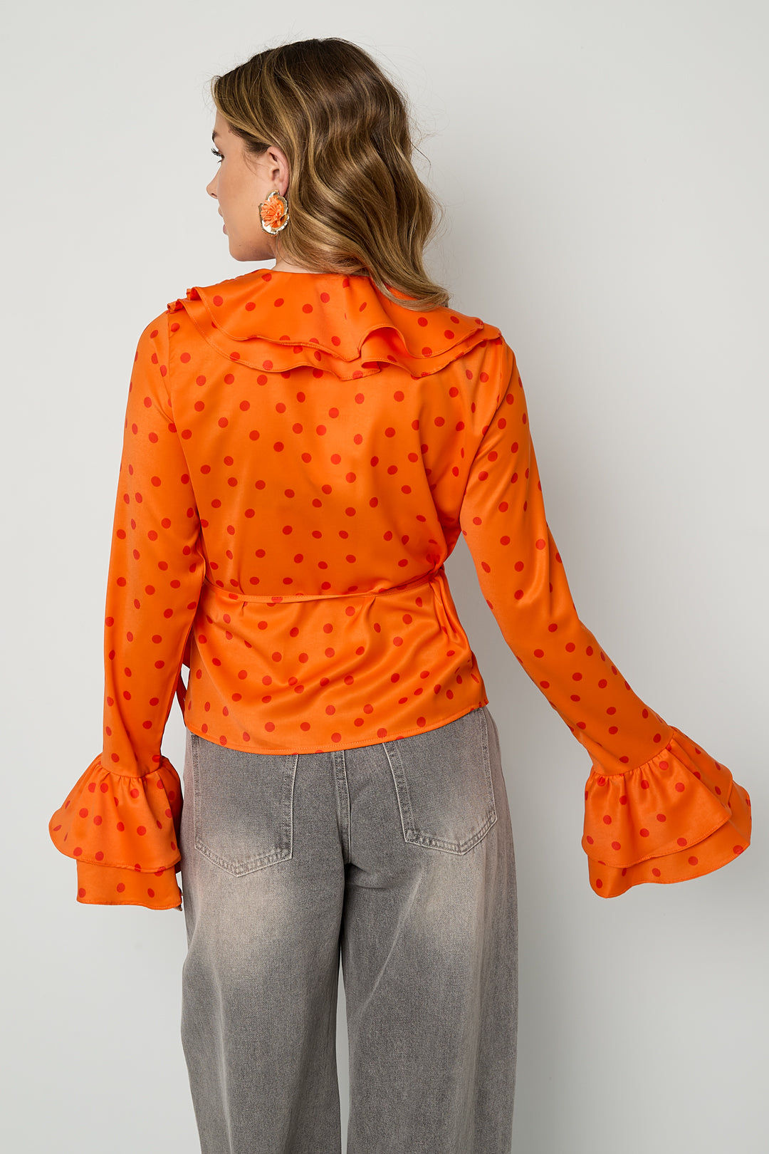 Flamenco Bloes Los Puntos | Zwart, Bordeaux, Oranje