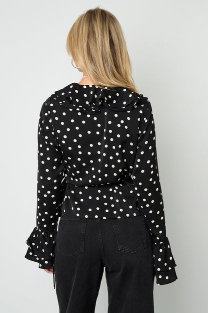 Flamenco Bloes Los Puntos | Zwart & Bordeaux