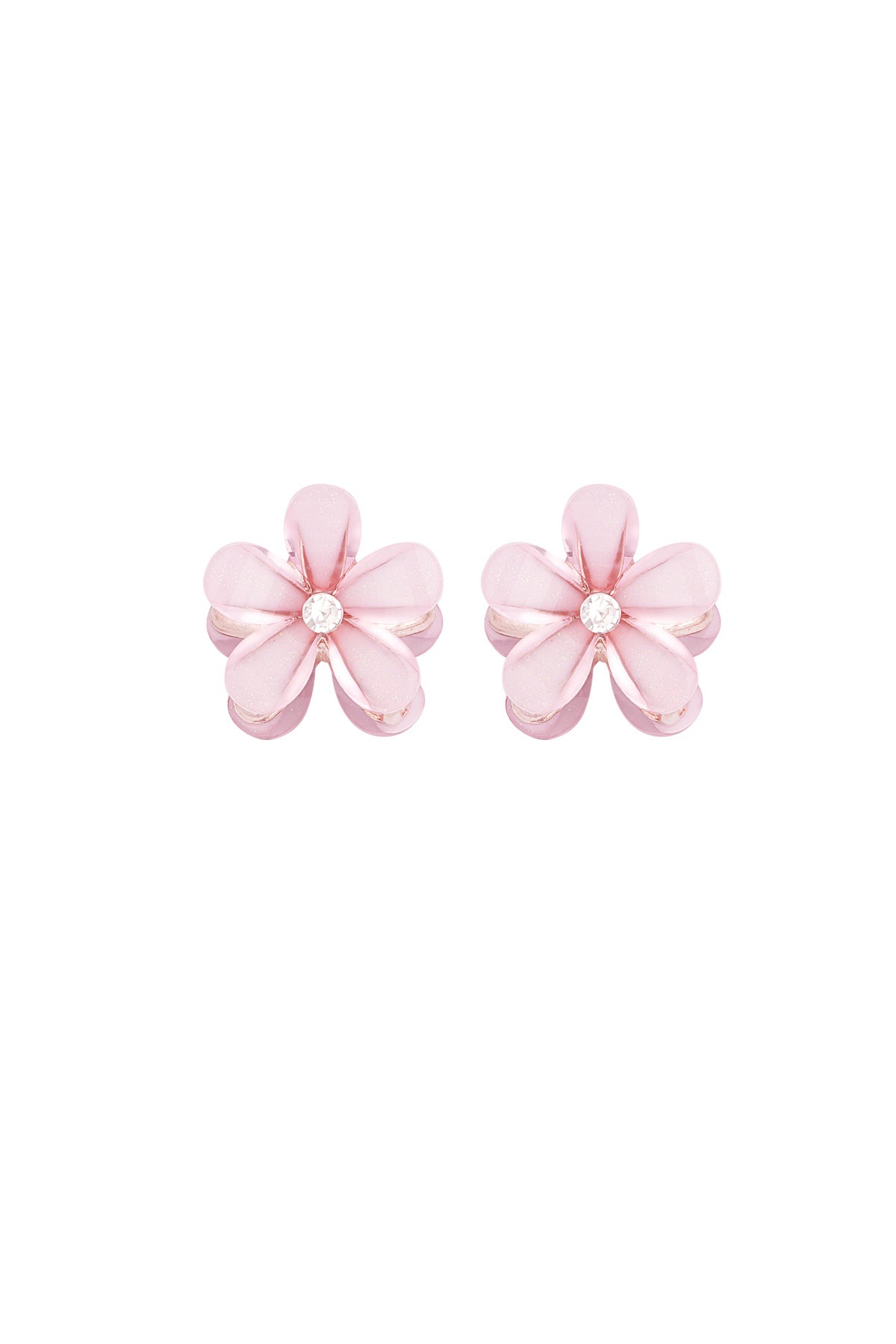 Bloemetjes Haarclip Linda Roze