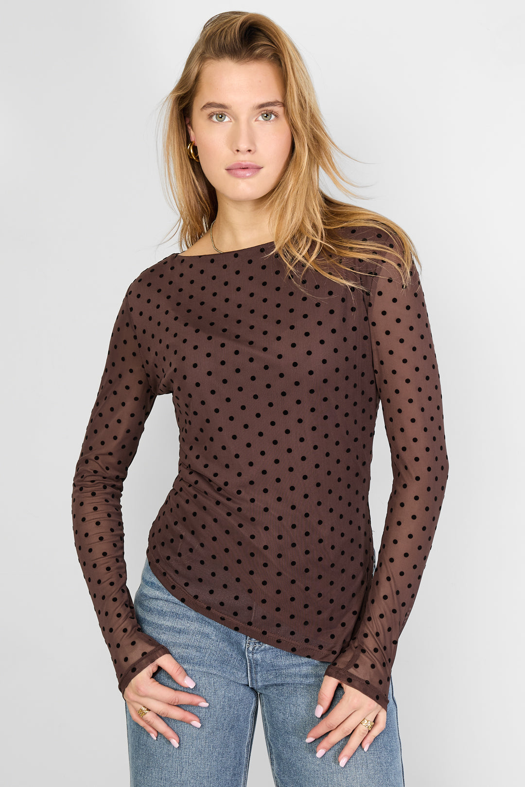 Flamenco Bloes Los Puntitos | Zwart & Bruin Polka Dots