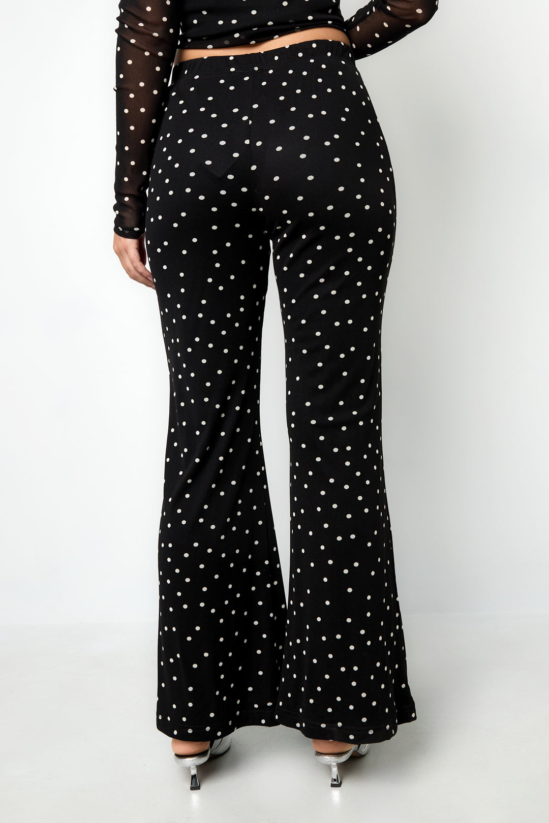 Flamenco Broek Los Puntos | Zwart & Bruin Polka Dots