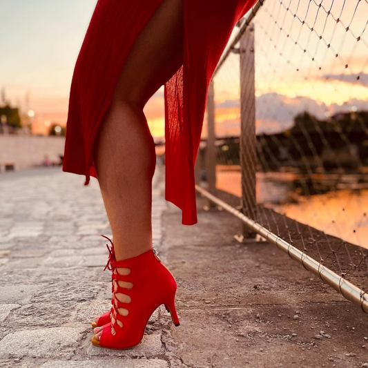 Latin Smoke Fire Red Dansschoenen