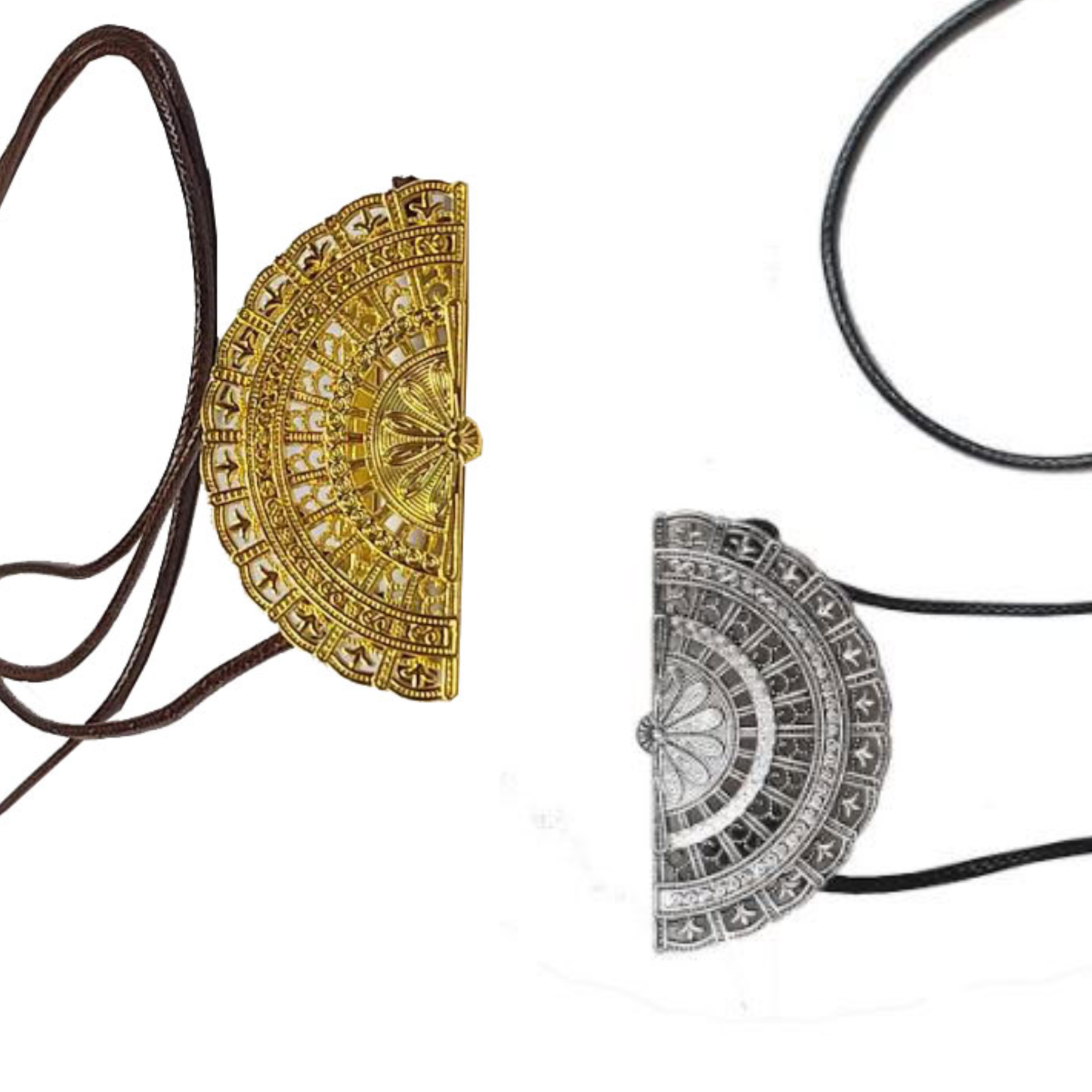 Flamenco Ketting Abanico Goud & Silver