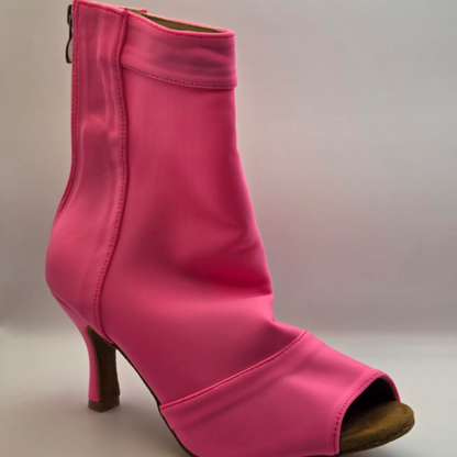 Kizomba Heel Latin Smoke Pink Tonic & Black Panther