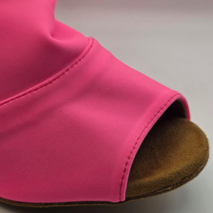 Kizomba Heel Latin Smoke Pink Tonic & Black Panther