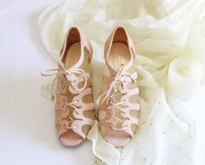 Hotte Kizomba dansschoenen Merlet Sya beige