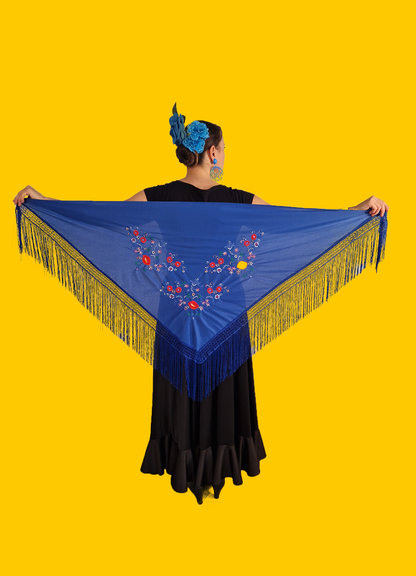 Flamenco Sjaal/ Manton "Los Locos" Meerdere kleuren