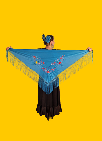 Flamenco Sjaal/ Manton "Los Locos" Meerdere kleuren
