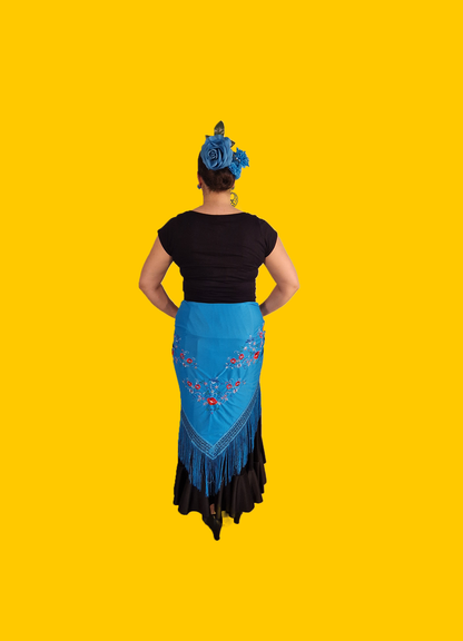 Flamenco Sjaal/ Manton "Los Locos" Meerdere kleuren