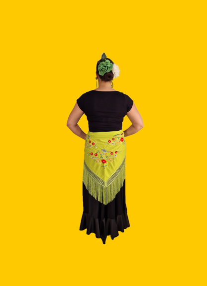 Flamenco Sjaal/ Manton "Los Locos" Meerdere kleuren