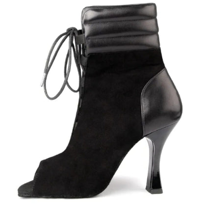Portdance Tatiana Black Nubuck Leather