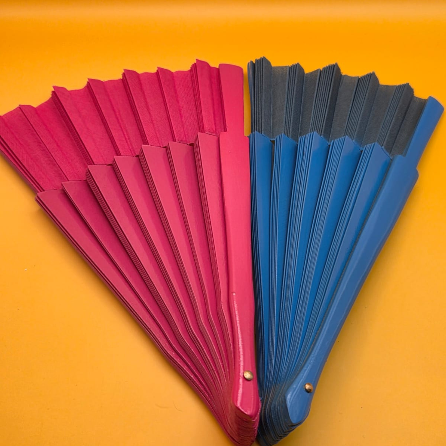 Flamenco Waaier Las Palmas | Babyblauw & Roze