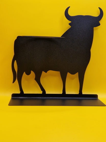 Spaanse wijnfles houder "El Toro"