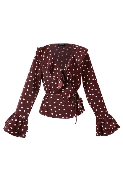 Flamenco Bloes Los Puntos | Zwart & Bordeaux