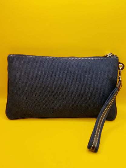 Sol Etui Tas - Stijlvolle Spaanse Tas in Donkerblauw en Fuchsia